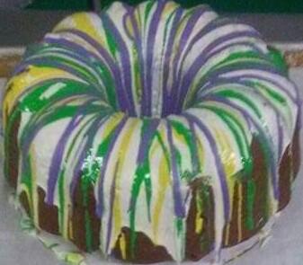 Cake Mardi Gras Cake