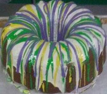 Load image into Gallery viewer, Cake Mardi Gras Cake